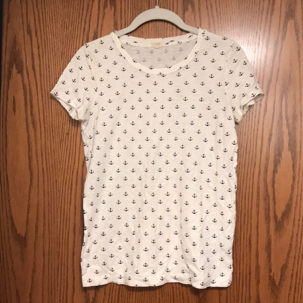 NWOT J crew anchor tee